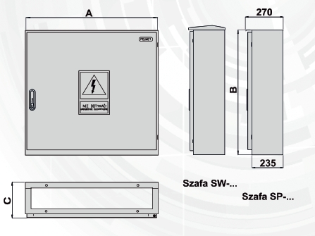 Szafa 250mm